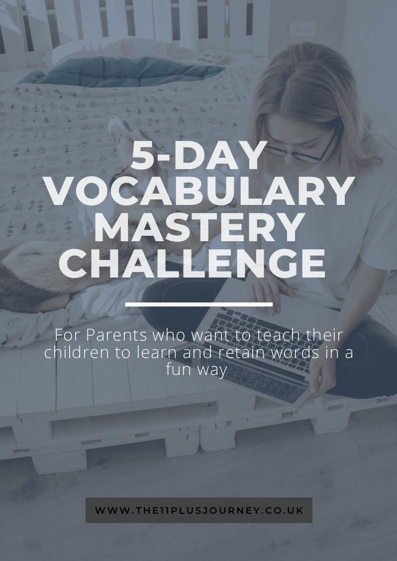 5-day Vocabulary Mastery Challenge Workbook