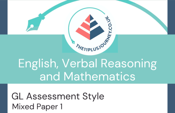 GL Style Mock Test - English, Verbal Reasoning and Mathematics