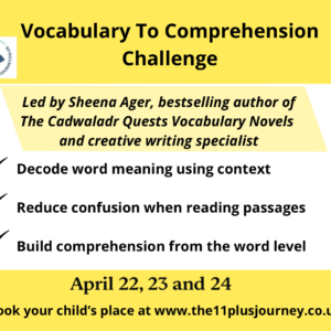 The Vocabulary to Comprehension Challenge April 2026