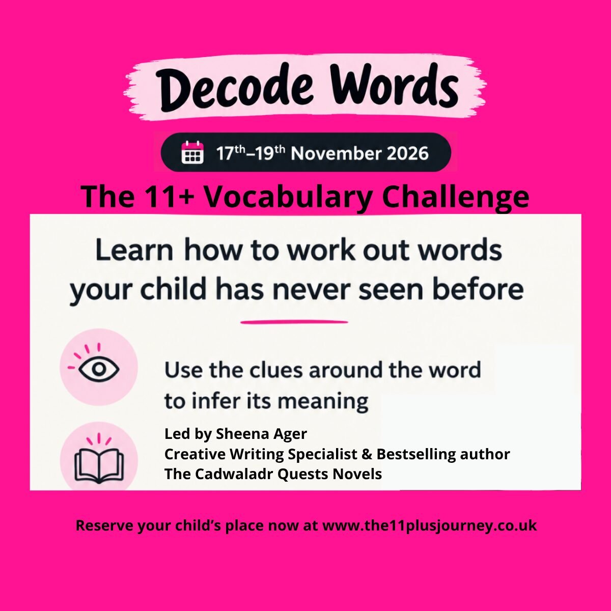 Decode Words: The 11+ Vocabulary Challenge